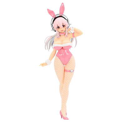 Furyu Super Sonico BiCute Bunnies Pink Rabbit Version PVC Figure, Multicolor