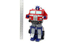 Load image into Gallery viewer, Jada Toys – Transformers Optimus Prime Converting RC Vehicle – Kids Toys Gift with Transformation from Truck to Robot – Lights &amp; Sounds – Full Function Remote Control – 13&quot; Long