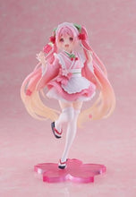 Load image into Gallery viewer, Taito-Sakura Miku Newley Written Figure (Japanese Cafe Ver.)