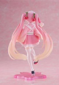 Taito-Sakura Miku Newley Written Figure (Japanese Cafe Ver.)