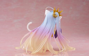 Taito-No Game No Life Desktop Cute Figure - Shiro (Cat Ear T-Shirt Ver.)