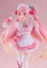 Load image into Gallery viewer, Taito-Sakura Miku Newley Written Figure (Japanese Cafe Ver.)