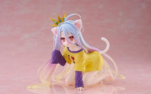 Load image into Gallery viewer, Taito-No Game No Life Desktop Cute Figure - Shiro (Cat Ear T-Shirt Ver.)