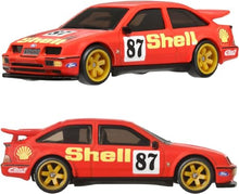 Load image into Gallery viewer, Hot Wheels Premium 2-Pack &#39;93 Ford Escort RS Cosworth / &#39;87 Ford Sierra Cosworth Mini Car HRR73 (3 Years Old and Up)