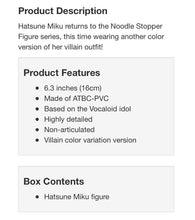 Load image into Gallery viewer, JP Hatsune Miku Figures