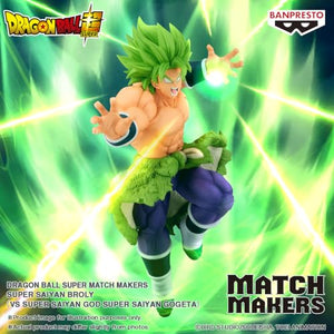 Banpresto - Dragon Ball Super - Super Saiyan Broly (vs Super Saiyan God Super Saiyan Gogeta), Bandai Spirits Match Makers Figure