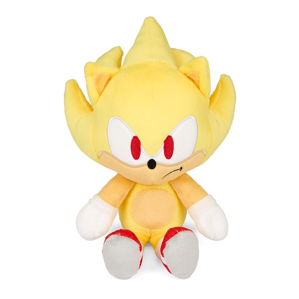 Kidrobot Sonic The Hedgehog Super Sonic 7.5 Inch Phunny Plush