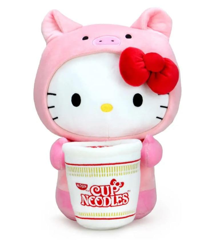 Kidrobot Hello Kitty X Nissin Cup Noodle 16 Plush Pork Cup
