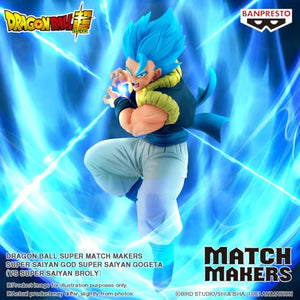 Banpresto - Dragon Ball Super - Super Saiyan God Super Saiyan Gogeta (vs Super Saiyan Broly), Bandai Spirits Match Makers Figure