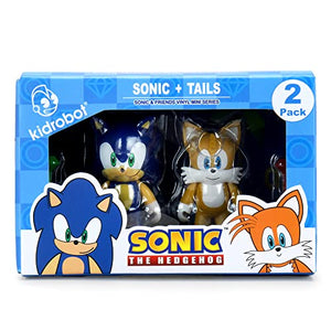 Kidrobot Sonic the Hedgehog Sonic & Tails Vinyl Mini Figures