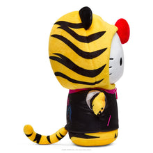 Load image into Gallery viewer, Kidrobot Hello Kitty Chinese Zodiac Year of The Tiger 13 Inch Interactive Plush - Black &amp; Cream Edition