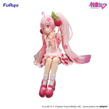 Load image into Gallery viewer, Furyu Hatsune Miku Sakura Miku 2025 Wink Noodle Stopper Figure