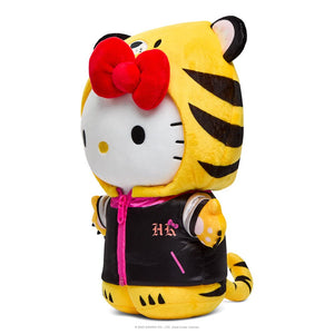 Kidrobot Hello Kitty Chinese Zodiac Year of The Tiger 13 Inch Interactive Plush - Black & Cream Edition