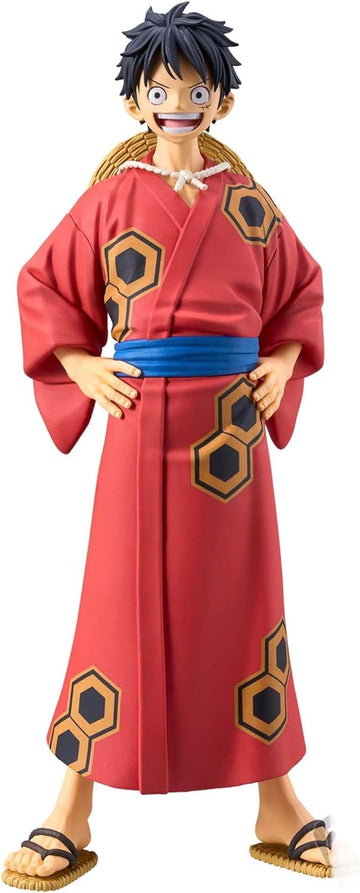 One Piece DXF The Grandline Series Wanokuni Luffy Yukata Figure 16cm