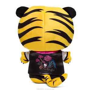 Kidrobot Hello Kitty Chinese Zodiac Year of The Tiger 13 Inch Interactive Plush - Black & Cream Edition