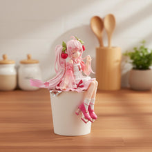 Load image into Gallery viewer, Furyu Hatsune Miku Sakura Miku 2025 Wink Noodle Stopper Figure