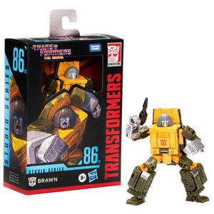 Transformers Toys Studio Series Deluxe The The Movie 86-22 Brawn Toy, 4.5-inch, Action Figure for Boys and Girls Ages 8 and Up