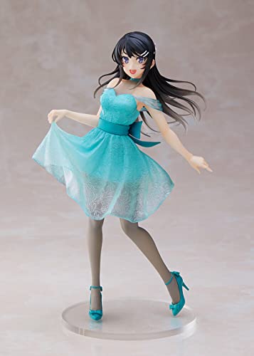 Taito Rascal Does Not Dream of a Dreaming Girl: Mai Sakurajima Coreful Figure (Clear Dress Version)