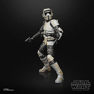 Star Wars The Black Series Carbonized Collection Scout Trooper Toy 15-cm-Scale The Mandalorian Collectible Figure for Kids Ages 4 and Up