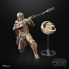 Load image into Gallery viewer, Star Wars The Black Series The Mandalorian and Grogu (Arvala-7) Toys 15-Cm-Scale The Mandalorian Action Figures, Kids Ages 4 and Up