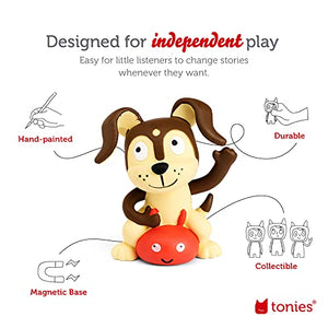Toniebox Audio Player Starter Set with Peppa Pig, George, and Playtime Puppy - Listen, Learn, and Play with One Huggable Little Box