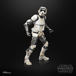 Star Wars The Black Series Carbonized Collection Scout Trooper Toy 15-cm-Scale The Mandalorian Collectible Figure for Kids Ages 4 and Up