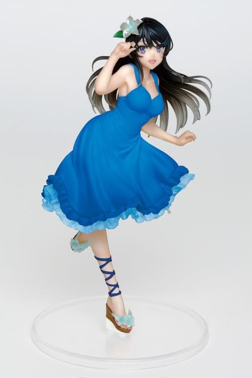 JP Rascal Does not Dream Figurine Sakurajima Mai Blue Summer Dress