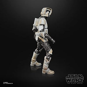 Star Wars The Black Series Carbonized Collection Scout Trooper Toy 15-cm-Scale The Mandalorian Collectible Figure for Kids Ages 4 and Up
