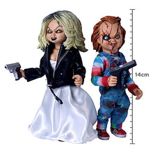 Load image into Gallery viewer, NECA - Bride of Chucky Tiffany &amp; Chucky 8 Clothed Action Figure 2Pk