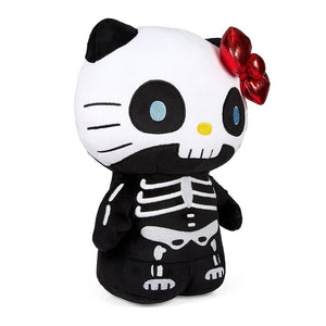 Kidrobot Hello Kitty Skelebones 13 Inch Halloween Plush (Glow in The Dark)